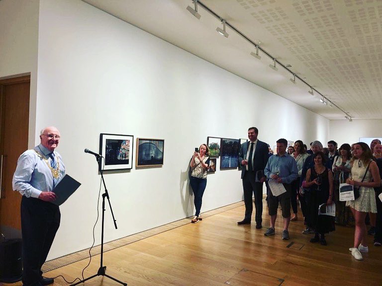 A wonderful evening at the opening of Chaos/Order exhibition in the presence of An Cathaoirleach Cllr Denis O'Callaghan, Ann Mulrooney and guests at @dlrLexIcon 👉 Friday 23 June to Sunday 3 September 👉 Admission Free #YourCouncilDay #DoLásaChomhairl