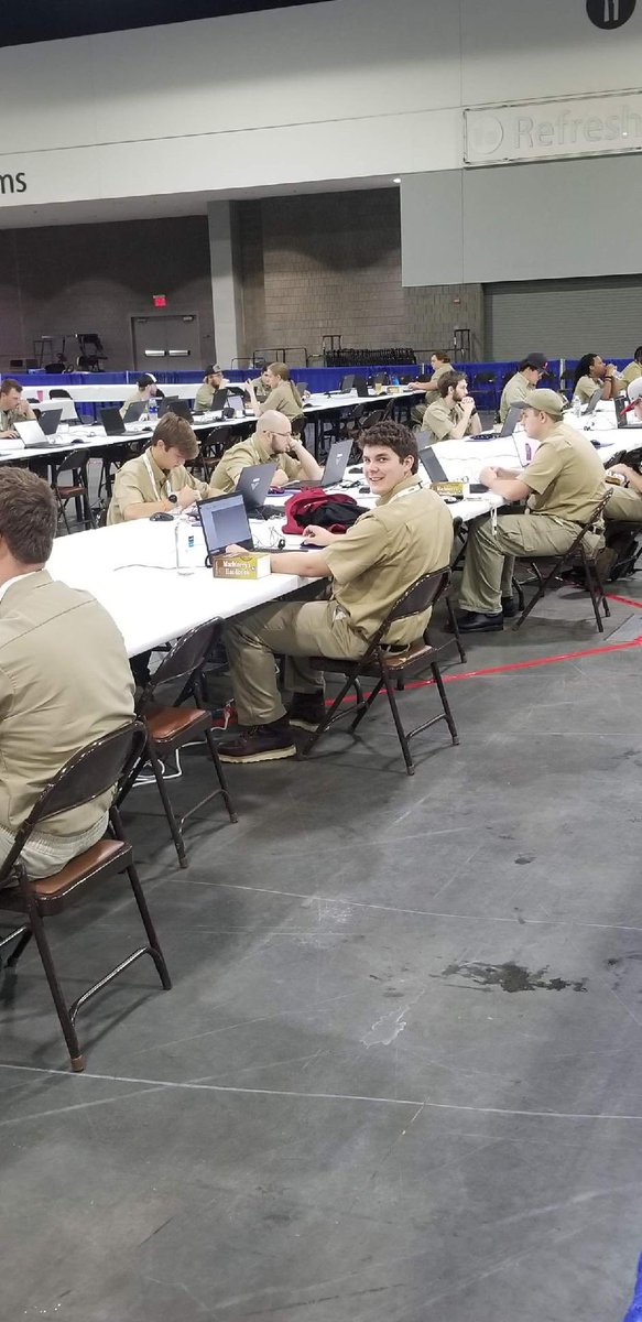 Here’s Will Hatfield at the National SkillsUSA CNC 3-Axis Programmer competition. <a href="/GIPublicSchools/">GIPS</a> <a href="/CPI_GI/">Academy of Technical Sciences</a> <a href="/GISH_AoET/">Academy of Engineering & Technology</a> <a href="/GishActivities/">WearPurple...BeGold</a>