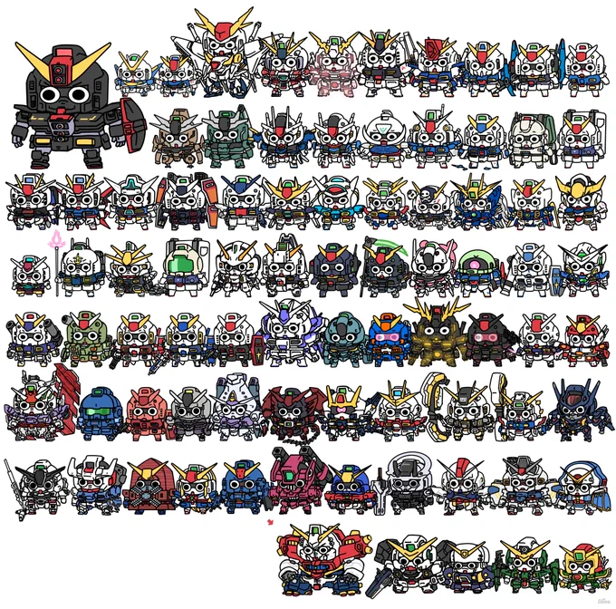 One  gundam per day. Day 82 Devil Gundam final form