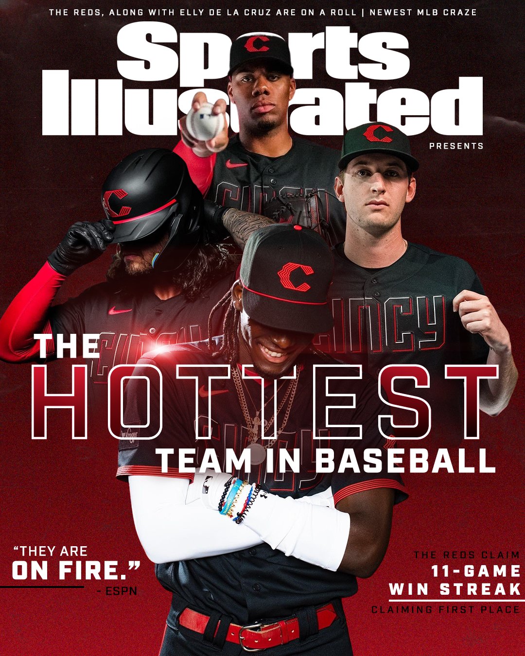 Chris Corr on Twitter "The 𝗛𝗢𝗧𝗧𝗘𝗦𝗧 Team in Baseball. Reds https//t.co/xRurhAcqr6 Cincinnati