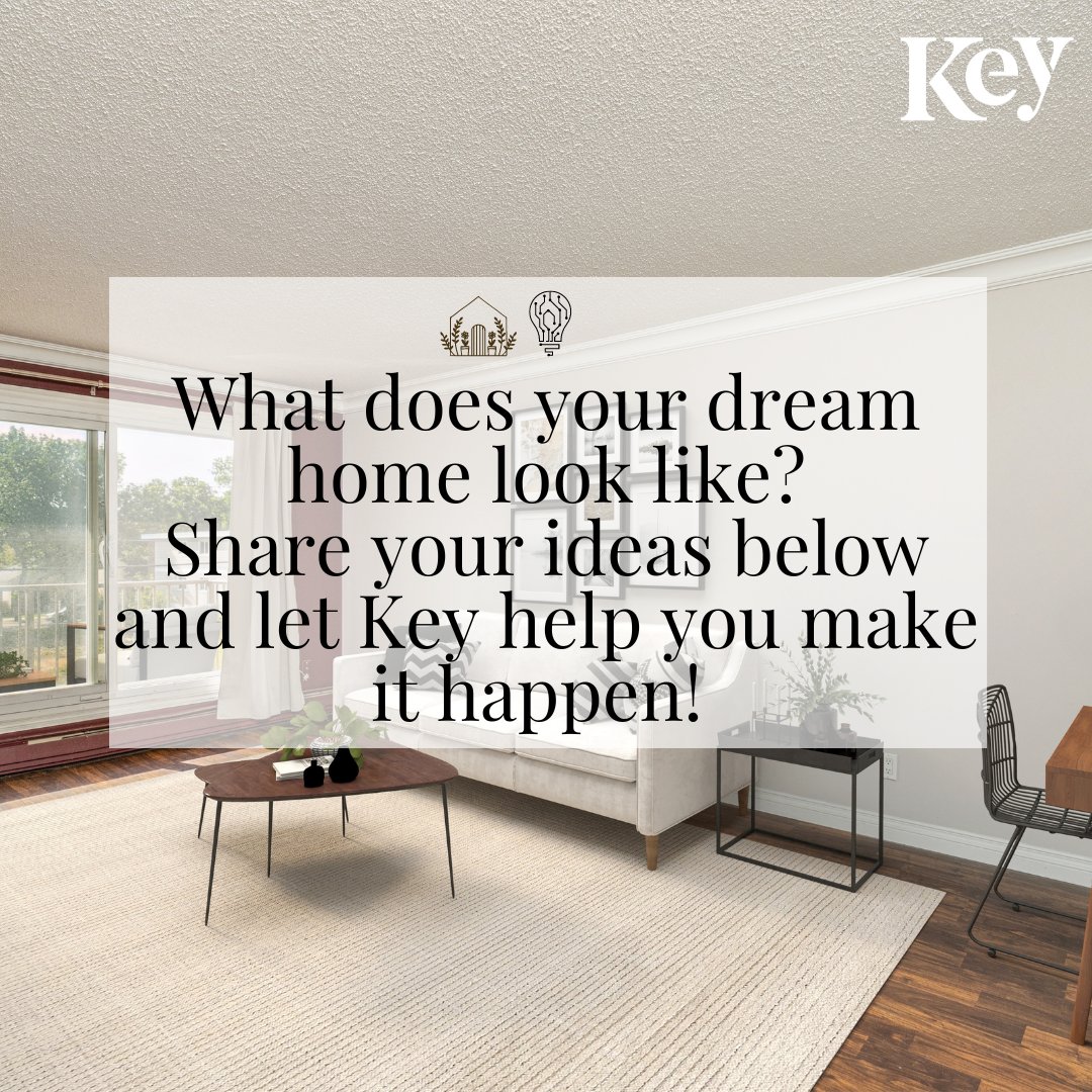 LifeAtKey's tweet photo. 🏠💡 Dreaming of your perfect home? We want to hear your vision! 🤩 Share your ideas for your ideal living space, whether it's a cozy city loft or a tranquil countryside retreat, in the comments below. 
#KeyWealthGrowth 
#SmartHomeownership 
#UnlockSavings https://t.co/0Eq6aV2x2s