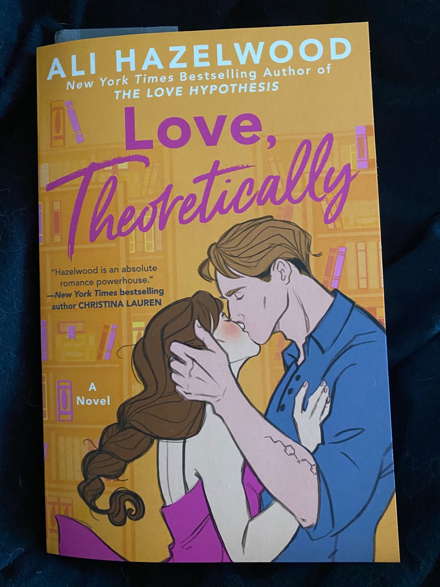 Currently reading #LoveTheoretically by #AliHazelwood #romcom #NewReleases #Bestseller #weekendreads #books #reading #romancenovels