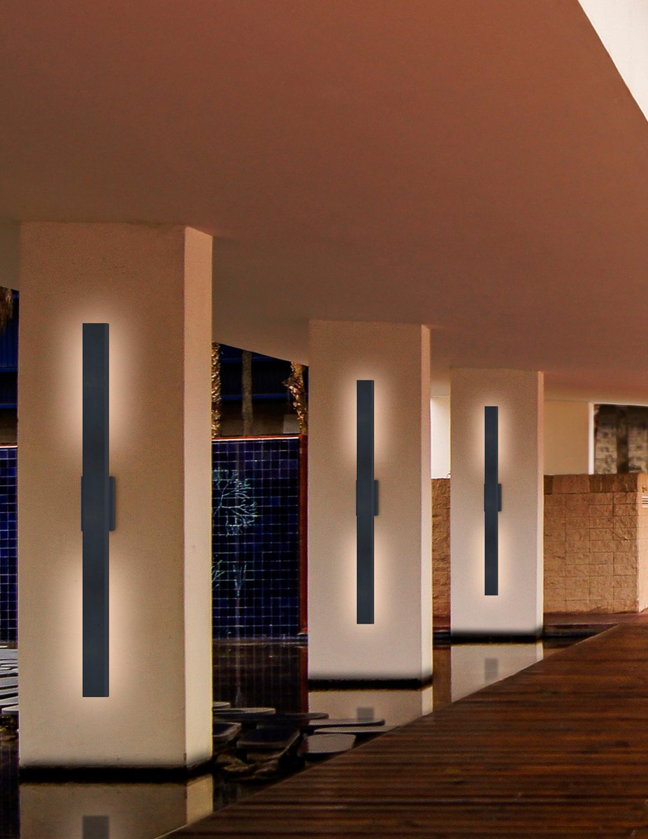 JDGLLC's tweet photo. Introducing the new Zarai ADA LED Outdoor Wall Sconces from our latest EVOLV collection: these sleek, modern matte black lighting fixtures feature dedicated LED, are ADA-Compliant, and are available in 24", 36", 60" and even up to 84" !
 https://t.co/CReFpw6HIS https://t.co/hVhkL0OoNv