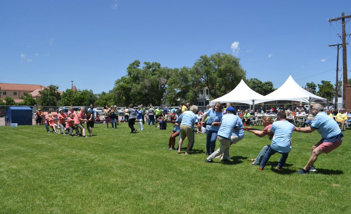 In today's episode of MSC Games, the Tug O Love at #mscumc23, benefiting East Angola pastors and Family Promise of Colorado Springs.
A "fierce" competition with great outcomes. And loads of fun! #belongumc