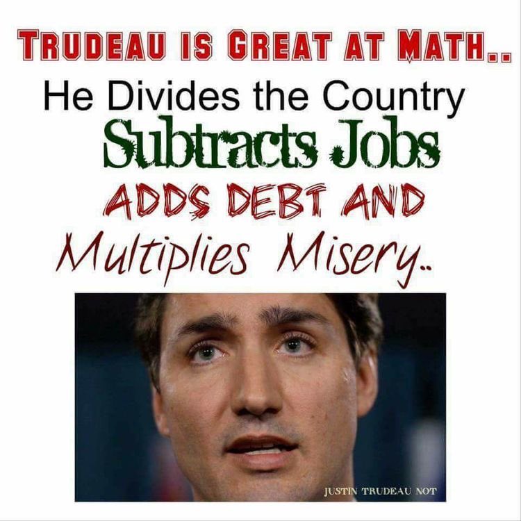 He must be a “mathematician” at this point… 🤦🇨🇦📉👎 #TrudeauDestroyingCanada #LiberalLies #WEFpuppet
