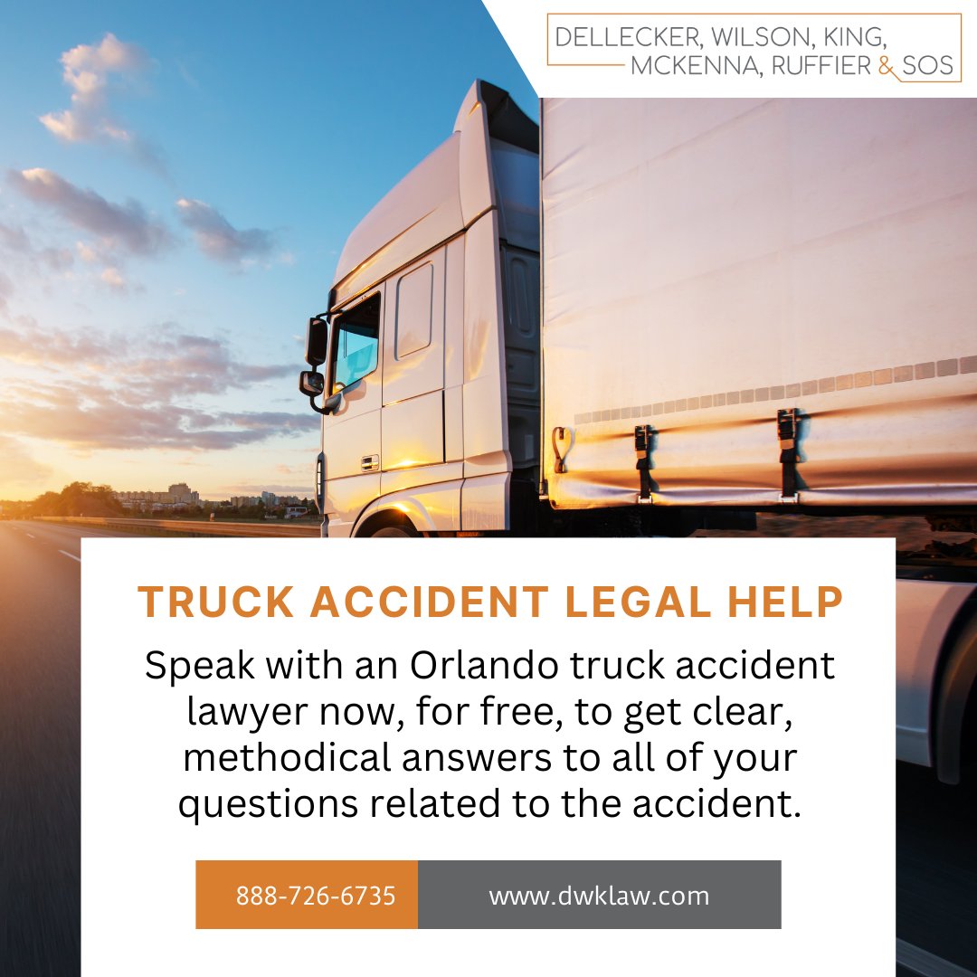All car accidents have devastating aftermaths, but this is especially true with large truck accidents. You shouldn’t have to worry about finances, your health, and your family all because of an accident. #DWKMRSLaw