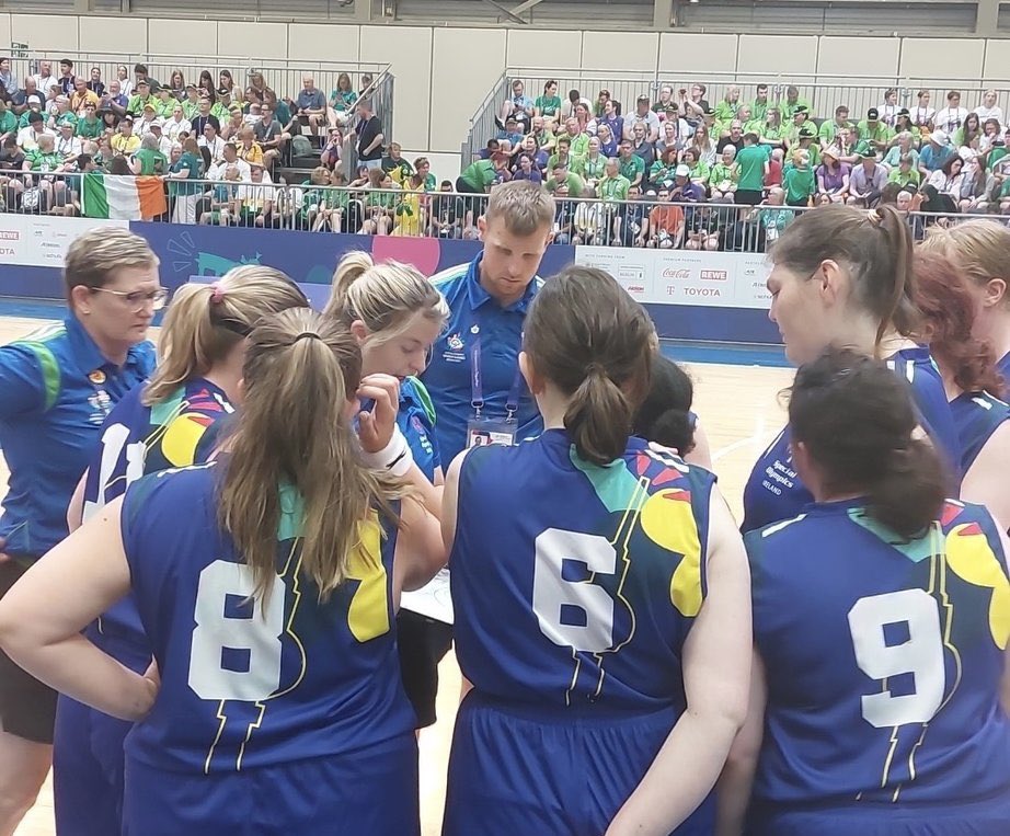 Chloe Farrell (@chloefarrell95) on Twitter photo <a href="/SOIreland/">Special Olympics Ireland</a> @SOWG_Berlin2023 <a href="/BballIrl/">Basketball Ireland</a> <a href="/TeamIrlSport/">TeamIrelandBerlin2023</a> REDEMPTION TIME! ☘️
<a href="/SOIreland/">Special Olympics Ireland</a> basketball take to the court against Azerbaijan in the Final tomorrow, Saturday 9.30am Irish time on ESPN Player - espnplayer.com/game/special-o… <a href="/SOIreland/">Special Olympics Ireland</a> @SOWG_Berlin2023 <a href="/BballIrl/">Basketball Ireland</a> <a href="/TeamIrlSport/">TeamIrelandBerlin2023</a> REDEMPTION TIME! ☘️
<a href="/SOIreland/">Special Olympics Ireland</a> basketball take to the court against Azerbaijan in the Final tomorrow, Saturday 9.30am Irish time on ESPN Player - espnplayer.com/game/special-o…