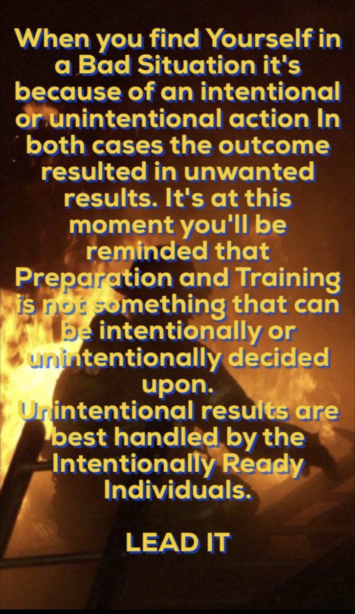 We can often say when the bell rings we are responding to much uncertainty. However, there is nothing uncertain about preparation.  Decrease the margin of danger and risk factors by always refining our craft.