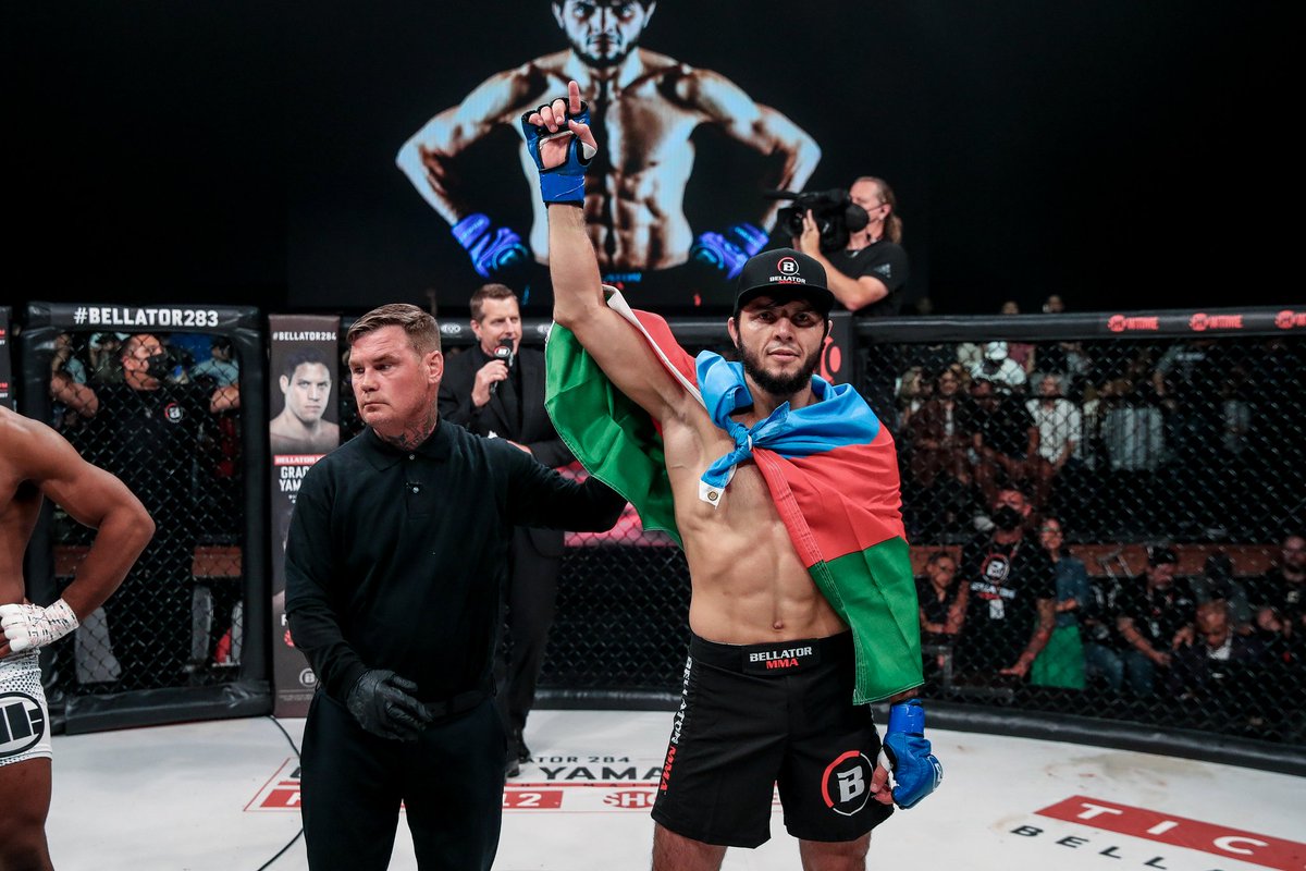 𝗠𝘂𝘀𝗮𝘆𝗲𝘃'𝘀 𝗥𝗜𝗭𝗜𝗡 𝗿𝗲𝘁𝘂𝗿𝗻 👊

Lightweight star @Tofiq__Musayev is set to swap the #Bellator cage for the Rizin ring once again on July 30th. Will Musayev secure in Saitama? 🔥

See you at #BellatorXRizin Tofiq 👊