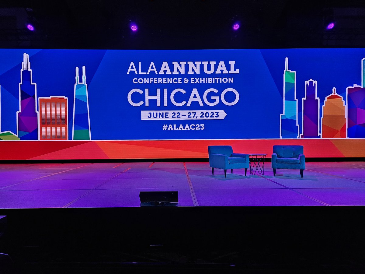 ALALibrary's tweet image. Opening General Session about to get underway at #ALAAC23!