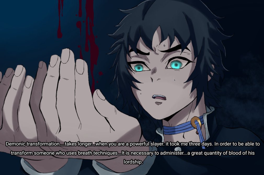 Daily Kokushibo 🌙 on Twitter: "Kokushibo and Kaigaku encounter Art