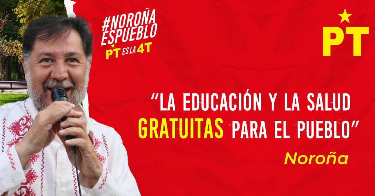 La salud y educación son un derecho, no un privilegio.

#Noroña
#NoroñaEsPueblo #PTesla4T 
@fernandeznorona