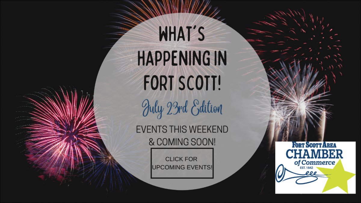 l2madison's tweet photo. What's Happening in Fort Scott! June 23rd Edition! Click here for all to see and do in Fort Scott! https://t.co/StIByNXBWW
https://t.co/W9dChTrjC8 https://t.co/p8P53v0O96