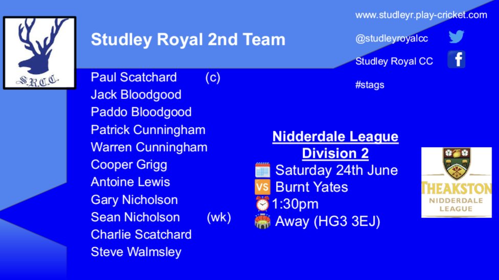 Studley Royal CC tweet media