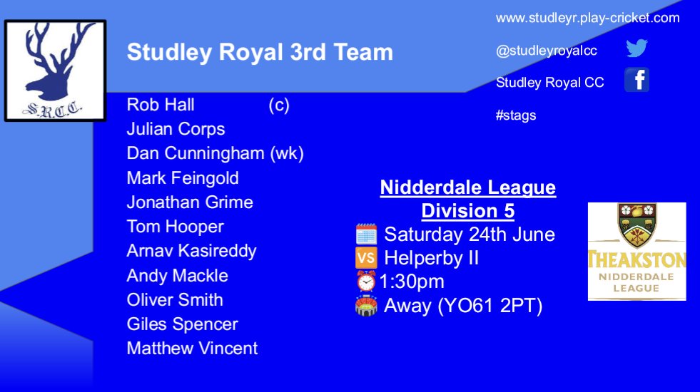 Studley Royal CC tweet media