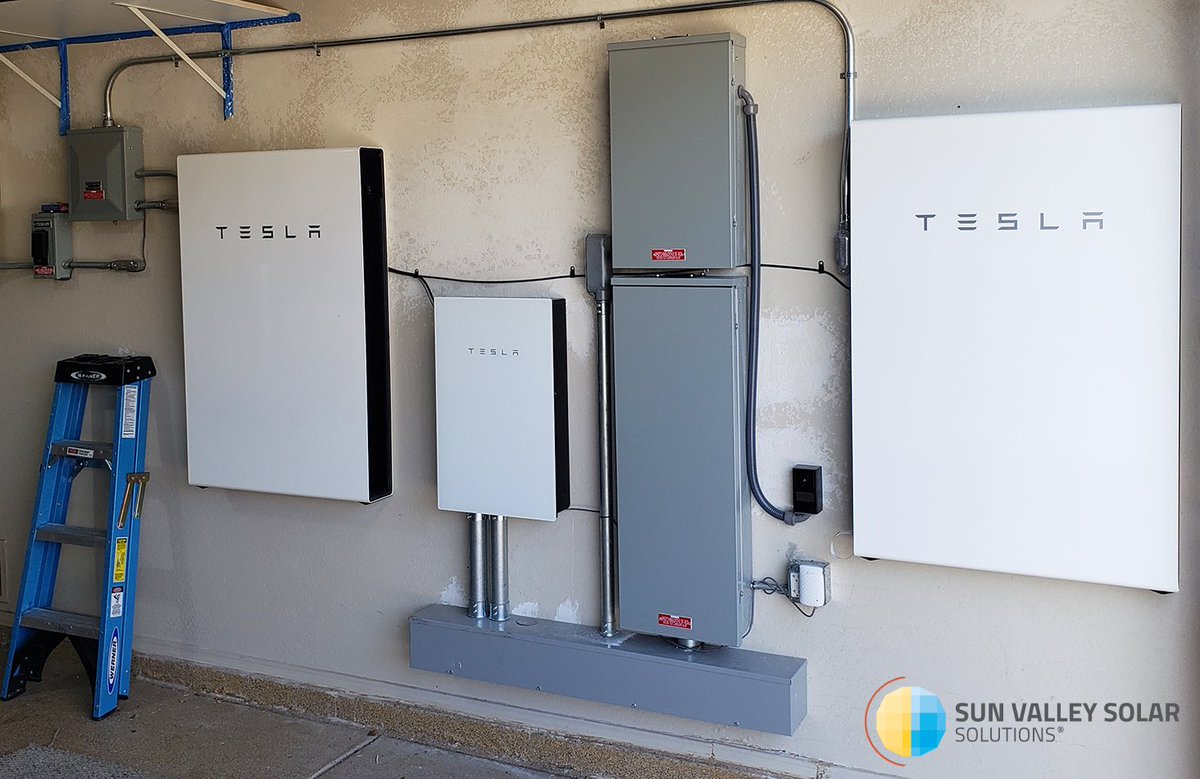 Two Tesla Powerwall for this family! They'll now be able to shave peak demand fees and have security in times of crisis. hubs.ly/Q01TShVg0