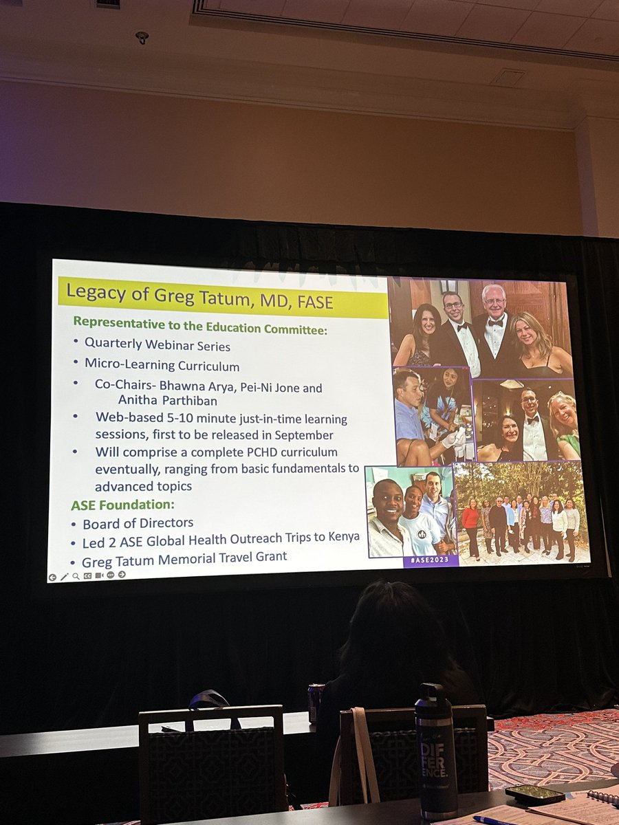 MelisWasserman's tweet photo. Taking a minute to honor our dear friend. So much love from our pediatric/congenital ASE family. We miss you, Tatum. #ASE2023 @ASE360 https://t.co/lil4PGEIor