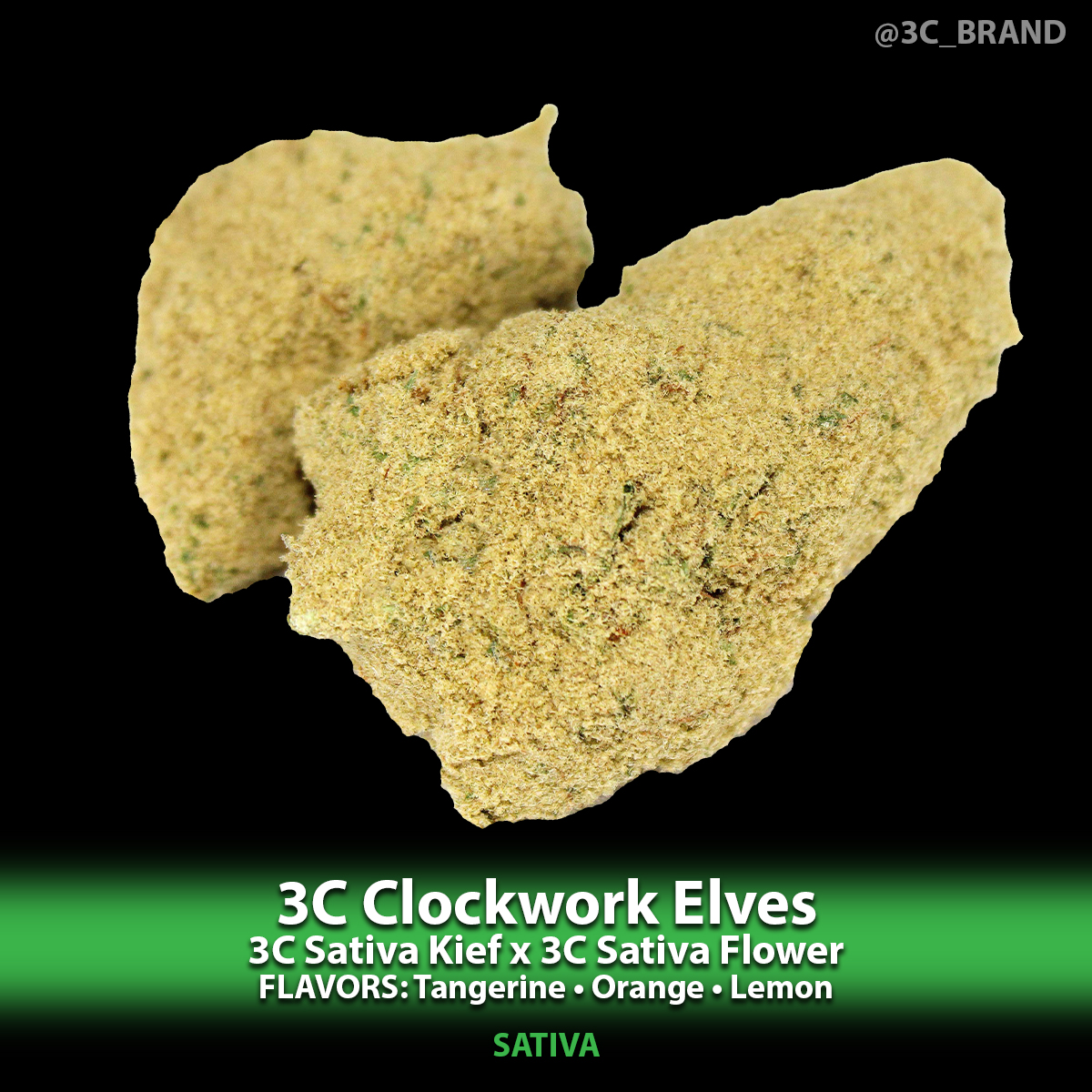 3C_Brand's tweet photo. #1  
CES : Clockwork Elves-S  
SATIVA.   
Created in 2018.   
#3C #3Cbrand #CoasttoCoast #ArtsDistrictCannabis https://t.co/znsBYOVjgr