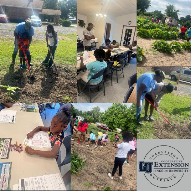 CharlestonLUCE's tweet photo. BTG 2023 is off to a great start! 
In the pictures students are having discussions about the environment, learning everyday math skills, helping with community gardening, enjoying lunch, and listening to the Missouri Dept of Conservation. 
#lucecharleston #education #missouri https://t.co/MFww87w7bR