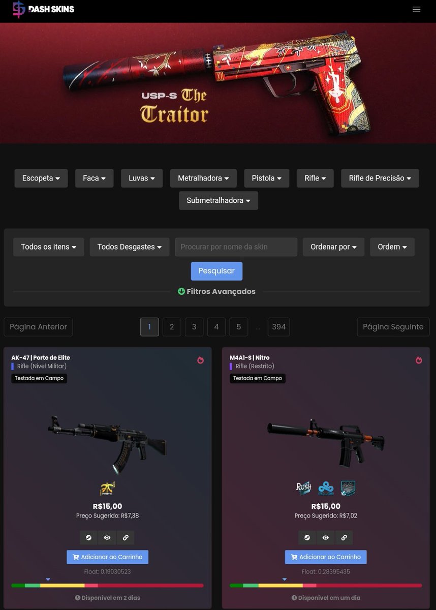 arthurzxc2's tweet image. A @dashskinsbrasil é a nova parceria da página!!! 

Com mais de 3 anos no mercado e o objetivo de trazer Skins únicas no melhor preço possível, a Dash está também ajudando o desenvolvimento da página.

Ficarei encarregado de informar vocês sobre cupons e promoções exclusivas!