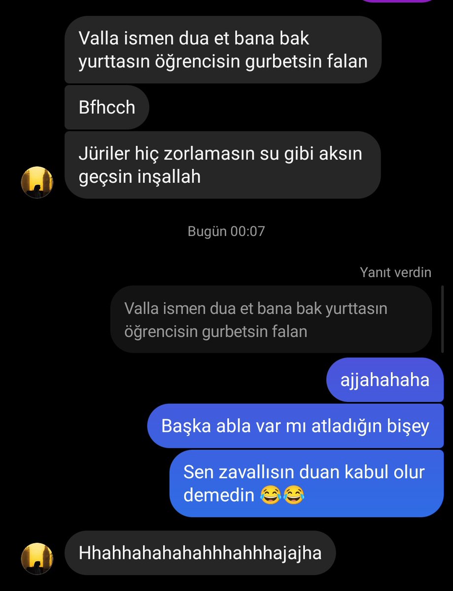 Dua isterken bana uygulanan tarife.. 🌝😅