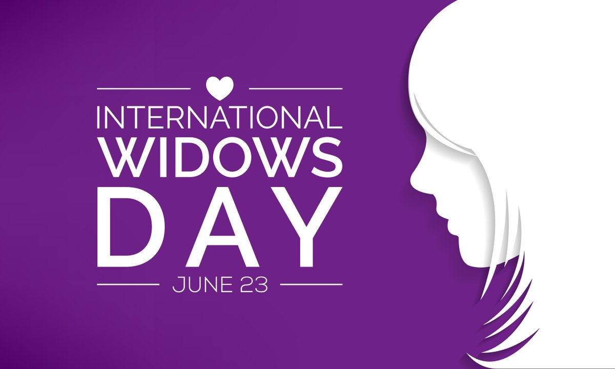 To help support women around the world, the UN General Assembly declared today as #InternationalWidows Day – we share the goal of making sure widows have rights and are viewed with dignity! #InternationalWidowsDay #WidowsDay #IWD