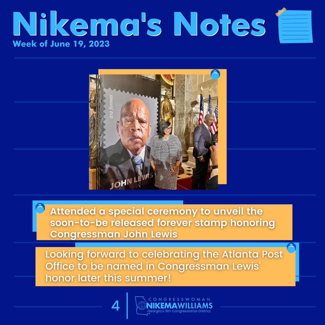 Welcoming our Congressional Art Competition Winner. Celebrating Black Music Month. The Abortion Justice Act. We've finally ended our seventh straight week of votes. All that and more in #NikemasNotes!