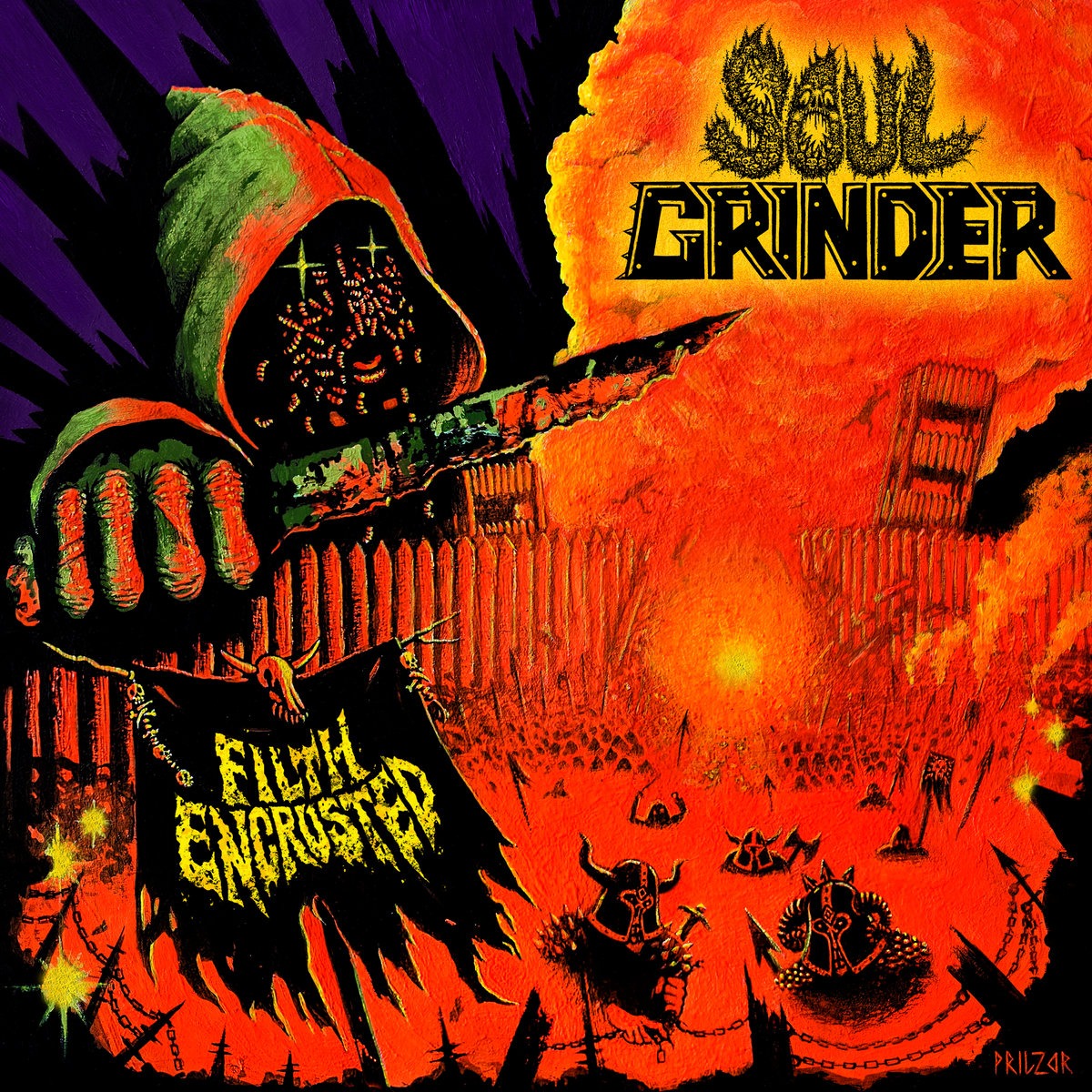 [shill hat on]
<a href="/soulgrinderband/">Soul Grinder</a> put out their new album today! If you're looking for some Warhammer metal to fill the Bolt Thrower shaped hole in your heart then I can't recommend these guys enough. 

essential lofi Nurglecore - beats to rot/infect others to