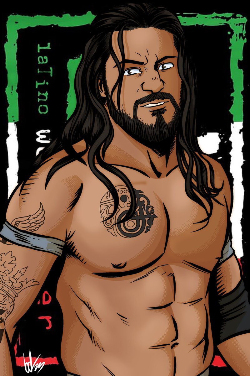 Here’s a new @EscobarWWE, its been a few years so I thought it was time for a new one. 
#wwe #lwo #santosescobar #prowrestling