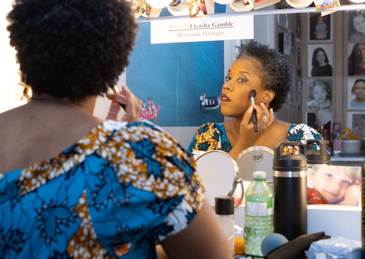 “As the newest member of the company, stepping into the shoes of Hermione Granger can be intimidating. This company was so welcoming and made that show and all of the subsequent performances an absolute joy.” – Eleasha Gamble remembers her first #CursedChildCAN performance.