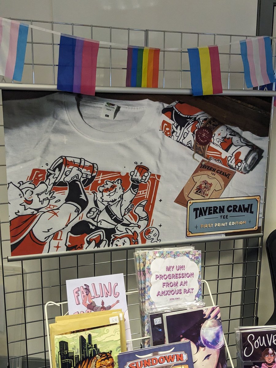 Been a busy week at the grad show but Tavern Crawl Tees have sold out!!! Just gotta send out a few via mail but:

AHHHH a second tee print edition has gotta come soon doesn't it