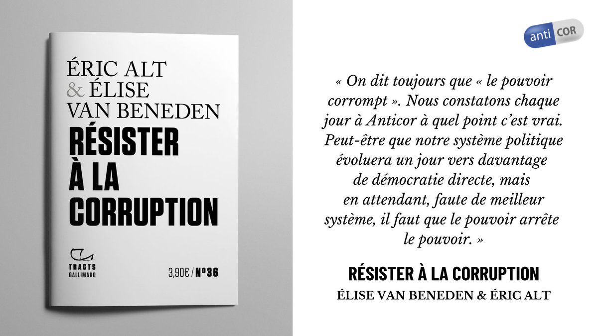 anticor_org's tweet image. Nous sommes tous victimes de la corruption, en payant plus d'impôts, en bénéficiant de moins de services publics , en subissant des abus de pouvoir. Anticor a perdu son agrément, mais la résistance citoyenne continue. #JeSoutiensAnticor