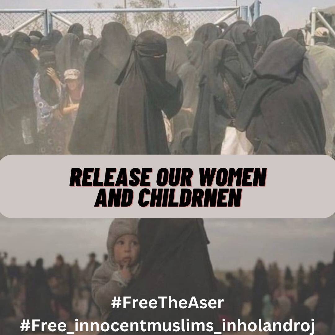 NO MATTER WHAT ISLAMIC CRIME OR SIN OR WRONG THEY DONE. They are Muslim who are oppressed and have duas that are accepted by Allah from their oppression so don’t let that dua be about you. #Free_innocentmuslims_inholandroj 
#Ourhonor_sisters_inholandroj
#FreeTheAseer