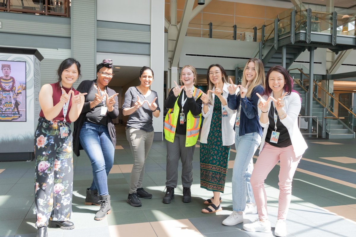yvrairport's tweet photo. It's #InternationalWomenInEngineeringDay and we are so proud of this group of women who help shape the future of our industry. Engineering is crucial to our airport community and supports YVR's mission to connect B.C. to the world. Join us in celebrating women in engineering! 👏 https://t.co/sIOB3TfhgF