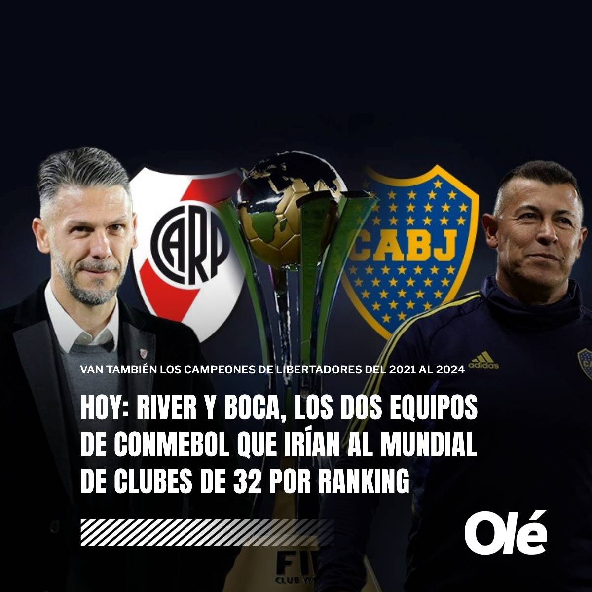 Diario Olé on Twitter "⚠️ River y Boca, HOY, serían los dos