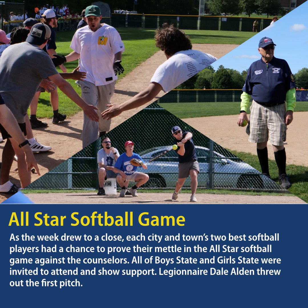 The last two days of Boys State were filled with excitement, including Alumni Night and the All Star Softball Game.
Review this post to learn more! #MABS23
(1/2)