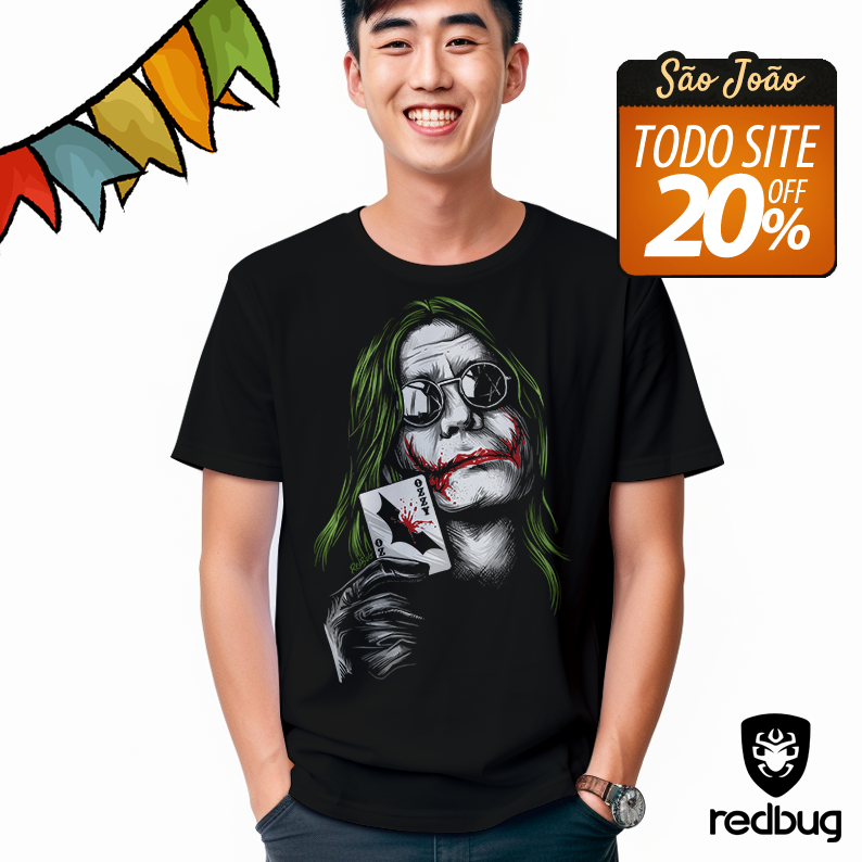 redbugcamisetas's tweet photo. "A vida é curta demais para viver o mesmo dia duas vezes." - Ozzy Osbourne
Camiseta Ozzy Joker.
https://t.co/kuxHn1EdnA
#redbug #redbugcamisetas #redvote #camisetas #tshirt #estampas #geek #nerd #culturapop #lojaonline #games #cartoon #anime #manga #filmes #series #HQ https://t.co/IZqjUoQV2x