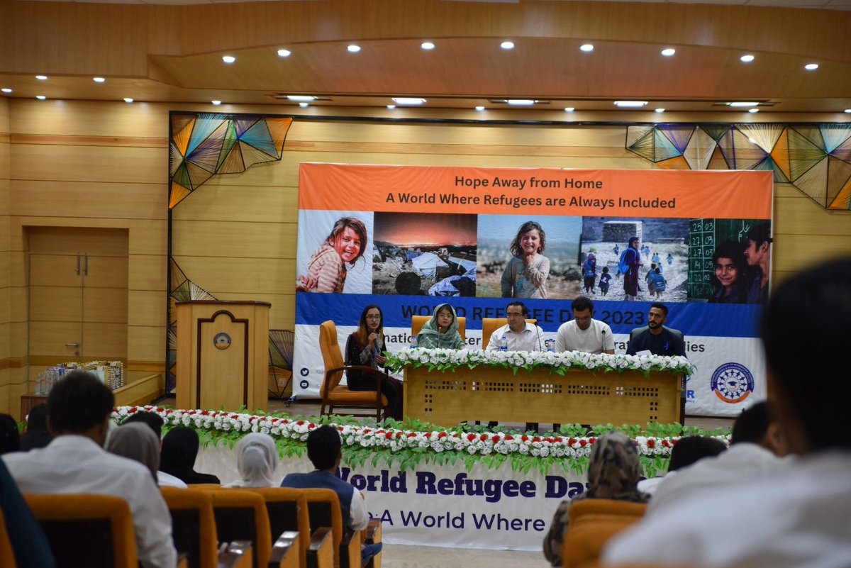buitemslive's tweet photo. 🌍 Celebrating World Refugee Day at ICRMS! Inspiring discussions, recognition of Syed Muaz Shah's dedication, and congratulations to competition winners. #WorldRefugeeDay #ICRMS #Empowerment https://t.co/jovsB4pcXm
