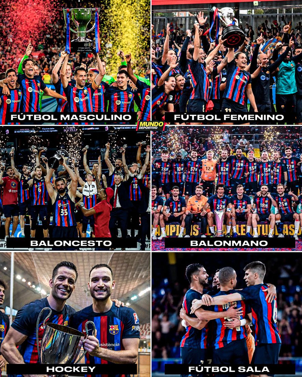6/6 ligas ✅

#mésqueunclub 💙❤️

Simplemente el mejor club del mundo. Visca el Barça!