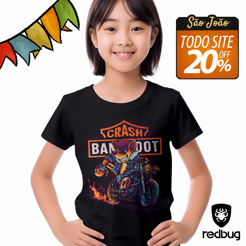 redbugcamisetas's tweet photo. "A aventura está apenas começando! Prepare-se para emoção e diversão sem limites!" - Crash Bandicoot
Camiseta Harley Bandicoot.
https://t.co/IHG1kRZFbn
#redbug #redbugcamisetas #redvote #camisetas #tshirt #estampas #geek #nerd #culturapop https://t.co/UxzXCgHWKD