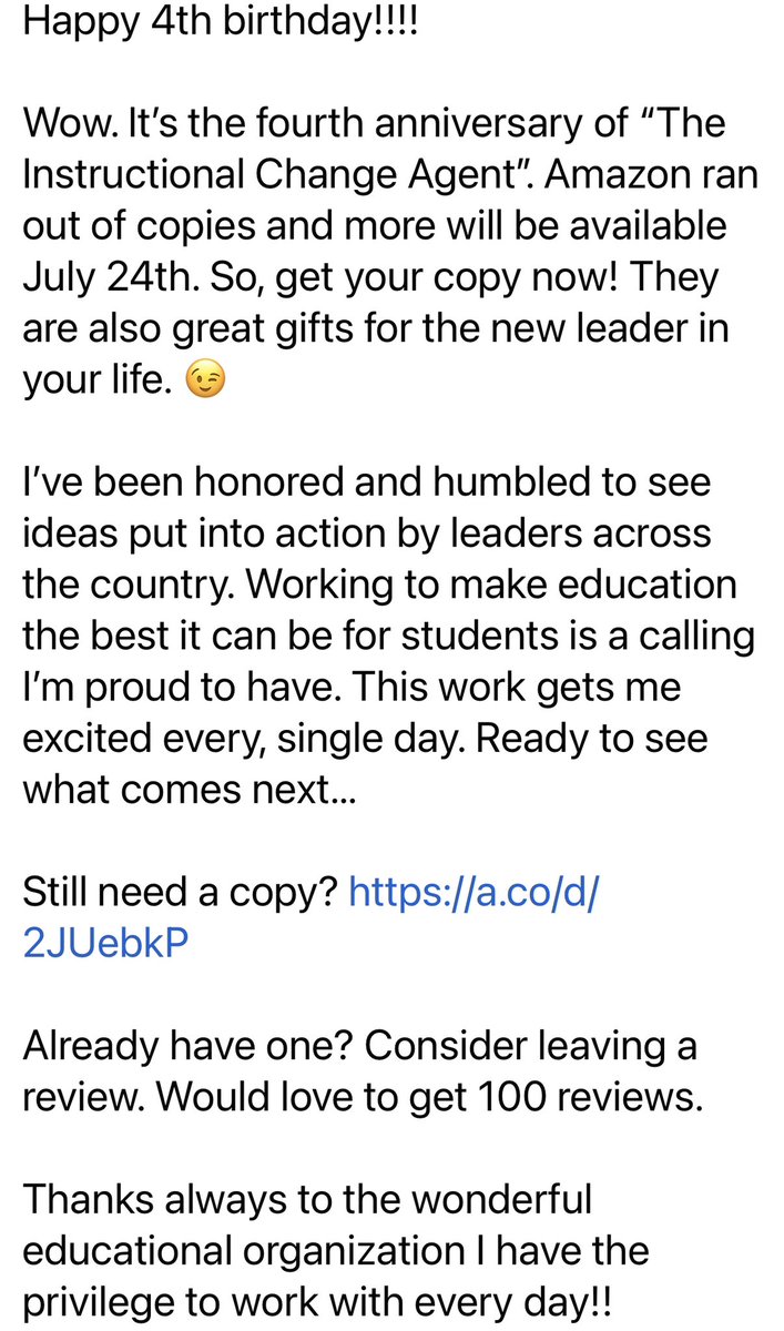 adamddrummond's tweet image. You’re four today!!! Happy birthday Instructional Change Agent! @RigorRelevance @HMHCo @TheTeacherRoom @NWEA #edchat #suptchat #leadupchat #superintendent #principals #BuildHopeEdu #digilead #PrincipalsInAction