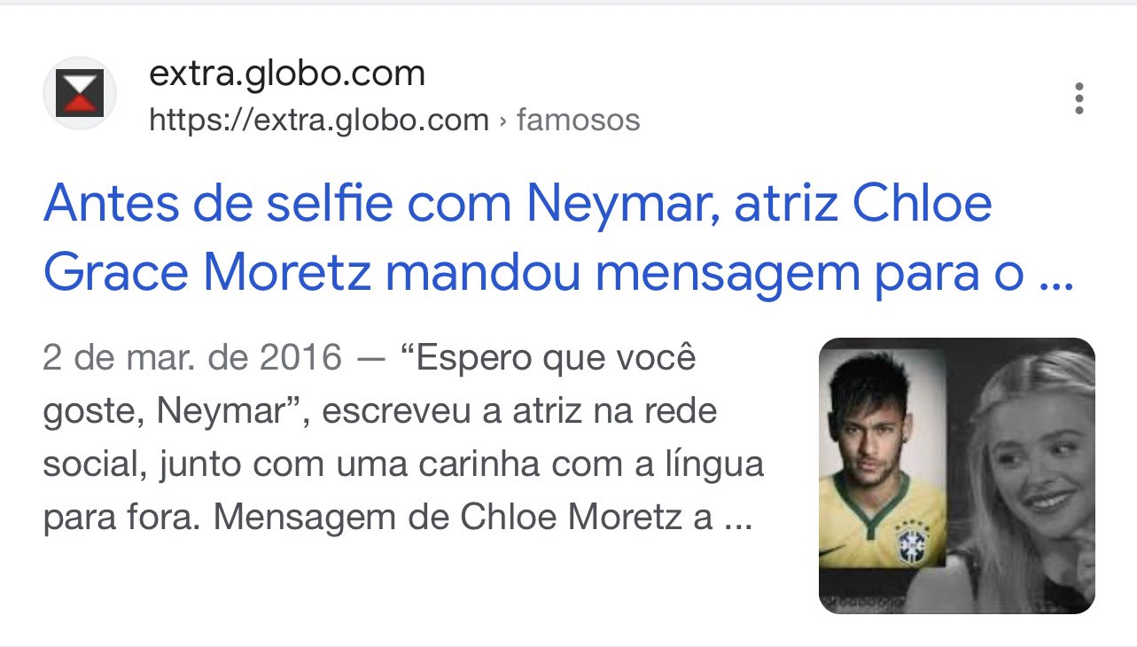 Neymar y Chloë Grace Moretz están juntos?