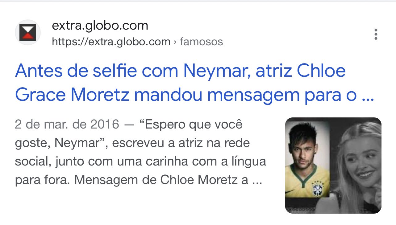 Chloë Moretz y Neymar juntos?