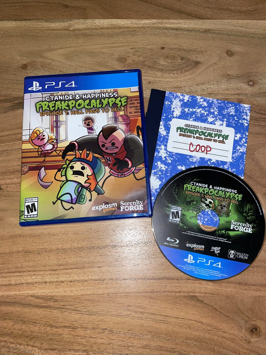Keep it Physical ✅🇮🇪#CyanideandHappiness #PlayStation #GameCollection @SerenityForge @LimitedRunGames @Explosm