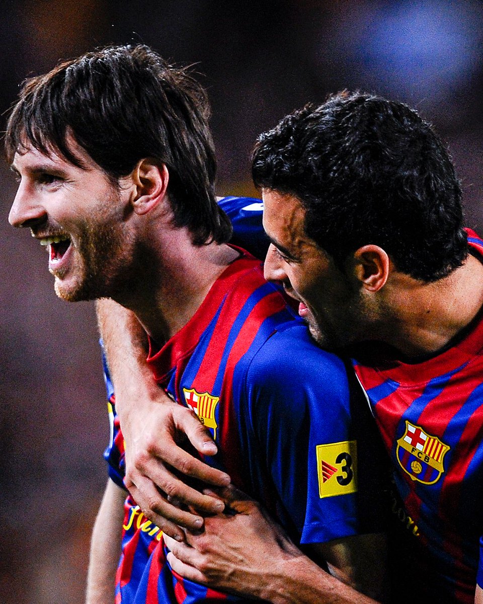 Lionel Messi and Sergio Busquets played 𝟓𝟔𝟕 𝐠𝐚𝐦𝐞𝐬 together at Barcelona. 

Welcome to Miami 🤝