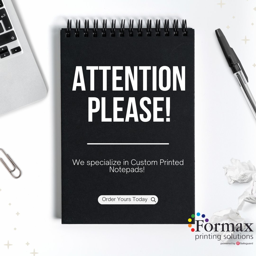 FormaxPrinting's tweet image. Capturing ideas, big and small! 📝✨ Scribbling thoughts and making to-do lists with trusty #Notepads. #Productivity #Writing #formaxprinting #formax 
ow.ly/4slp50OTa1g