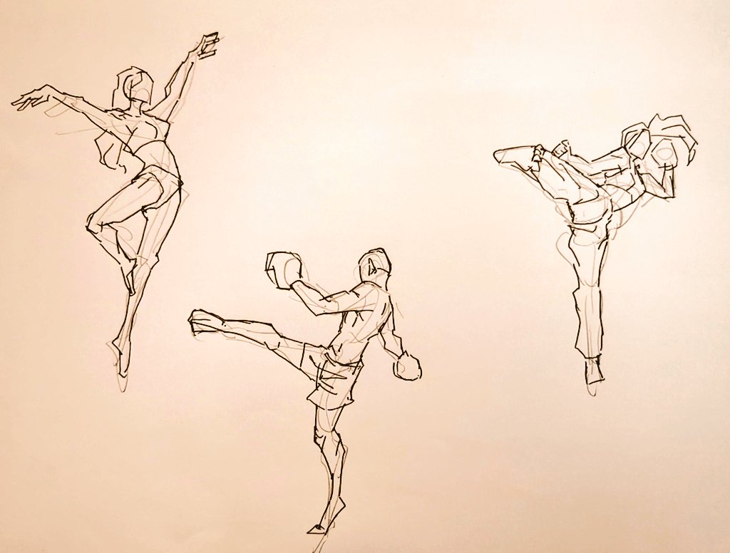 #1日1模写 Ⅲ　179/365
今日は人物と車止めでした✨
ダイナミックポーズのお姉さん
良き…🎉🥰🥳💕 https://t.co/YxIx3R3DXs