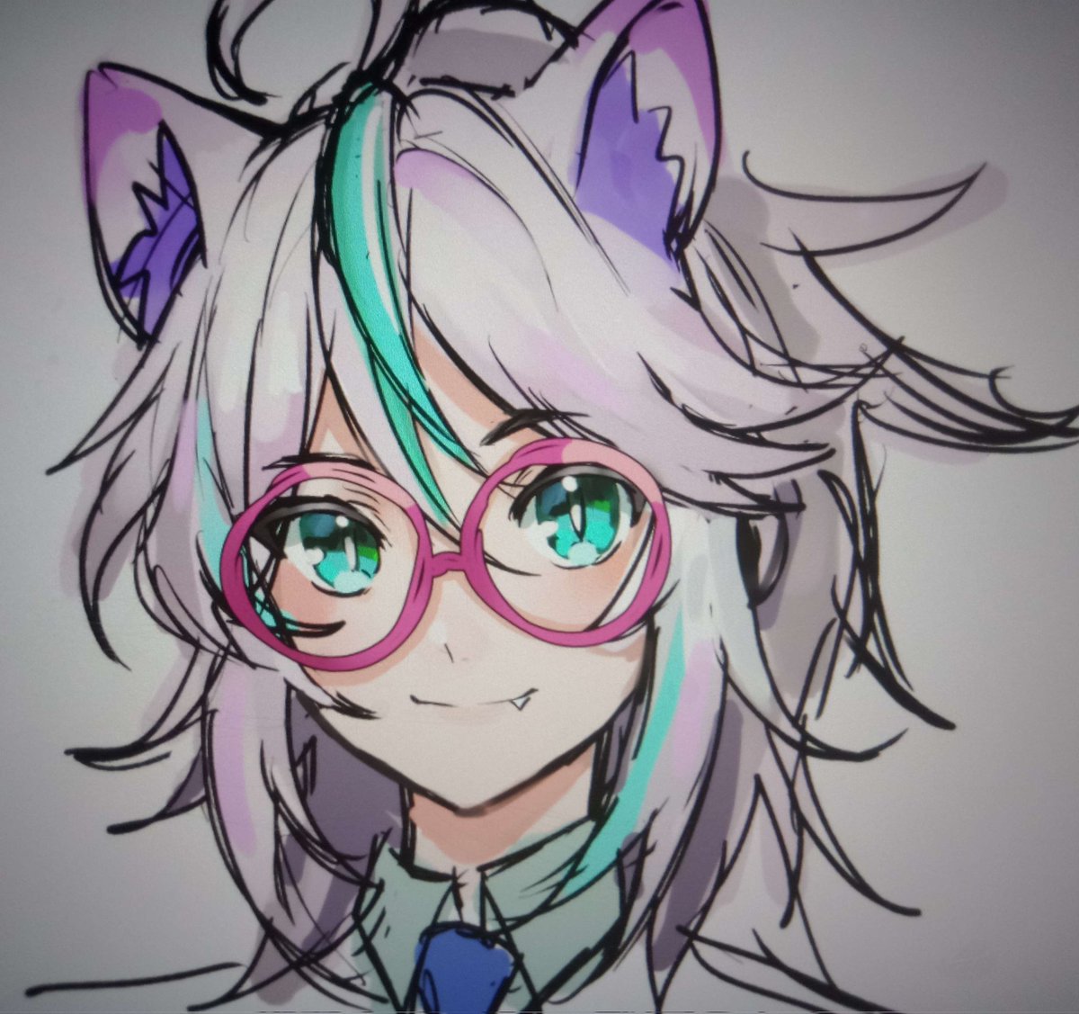 Fallen_Tatsuo's tweet photo. I really do like this amazing sketch by @InoueOKaito that he made when doing my reference sheet. It's my phone background XD https://t.co/j7AokVmas5