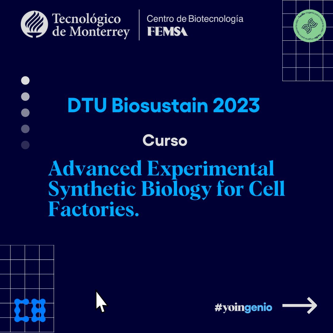 CBFTEC's tweet photo. Profesores Investigadores del #CBFEMSA @IngenieriasTec @TecdeMonterrey realizan estancia en @DTUtweet #cursodeentrenamiento sobre técnicas de medición #molecular usando #CRISPR-CAS9🧬
El aprendizaje continúa, ¡Sigamos inspirando, investigando y transformando el mundo juntos!🔬 https://t.co/MUBDIDhxvo