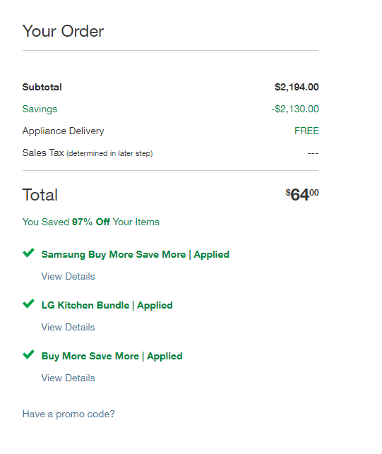 SaveMoneyAIO's tweet image. Nice price error on home depot yesterday...
6 microwaves for $68. Retail $2,000+